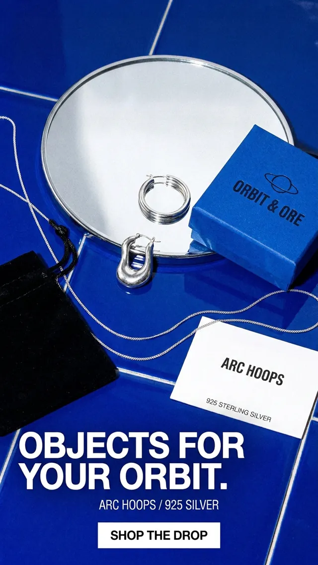 Orbit & Ore jewelry lifestyle ad